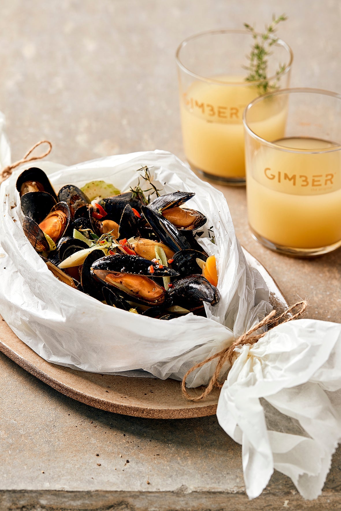 Mussels from Brussels with Ginger
