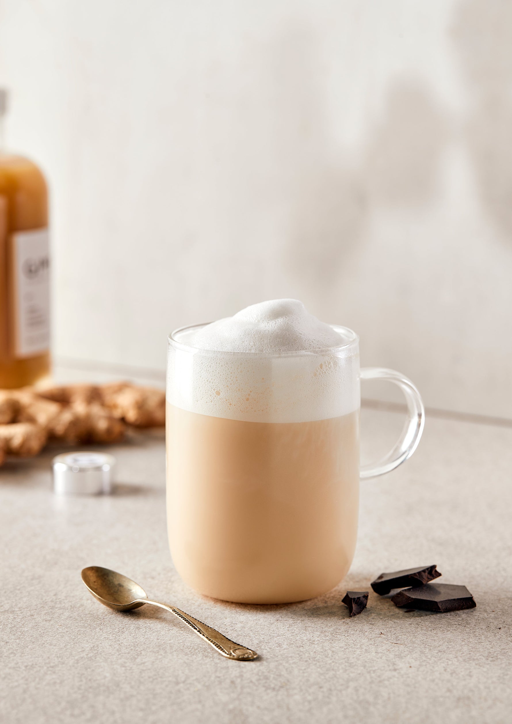 Chai Latte Gimber Mocktail recipe - Dry January